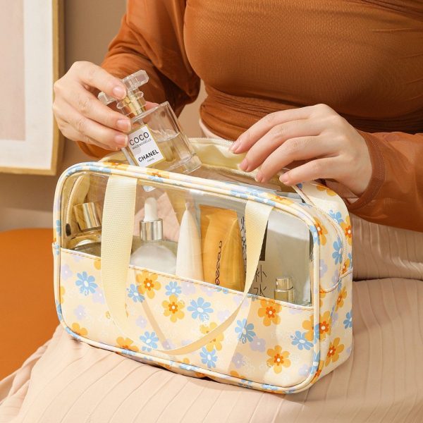 Peekingoose Transparent travel makeup bag