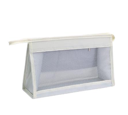 Peekingoose 1PC British Slanted Hand Wash Bag Portable Travel Cosmetics Storage Bag Portable Skincare Product Travel Grooming Storage Bag