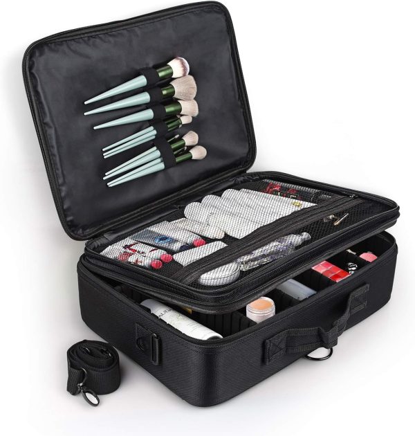 Peekingoose Cosmetic bag Travel cosmetic bag Professional cosmetic bag Organizer storage cosmetic box Waterproof portable cosmetic box