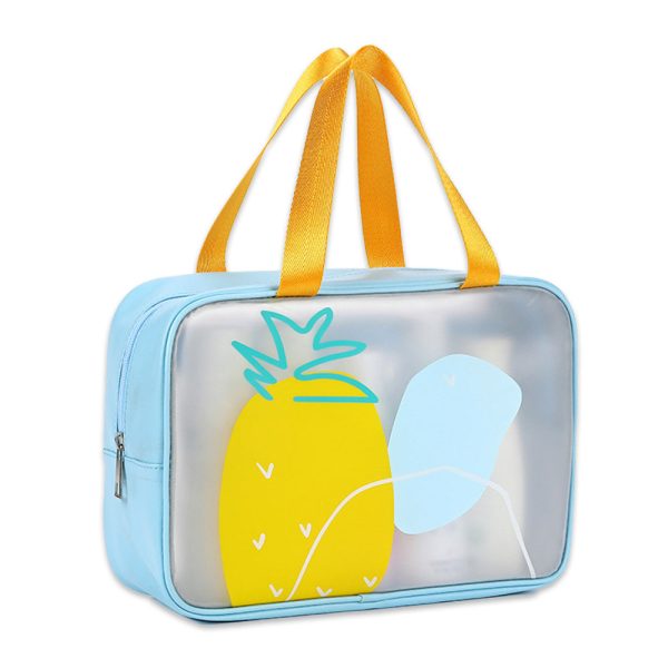 Peekingoose PU frosted waterproof storage bag travel portable large-capacity cosmetic bag