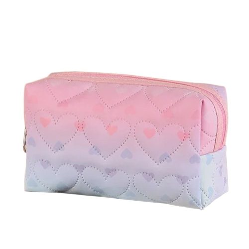 S171e65b64dea4119a2b6b873851bc5a7A-1 Peekingoose Waterproof Cosmetic Bag Versatile Portable Large Capacity Makeup Storage Bag Zipper Color Gradient Pencil Case Storage Pouch