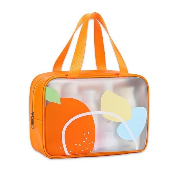 Peekingoose PU frosted waterproof storage bag travel portable large-capacity cosmetic bag