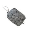 Peekingoose Cosmetic Bag with Pearl Pendant Portable Zipper Makeup Bag Multifunction Fashionable Casual Make Up Pouch
