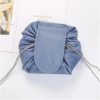 Peekingoose Women Drawstring Cosmetic Bag Travel Storage Makeup Bag Organizer Foldable Make Up Pouch Portable Waterproof Toiletry Case