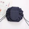 Peekingoose Women Drawstring Cosmetic Bag Travel Storage Makeup Bag Organizer Foldable Make Up Pouch Portable Waterproof Toiletry Case