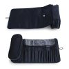 Peekingoose Makeup Bag Women's Cosmetic Brush Bag Travel Organizer Makeup Brushes Fold Tools Rolling Bags Waterproof Nylon Makeup Case