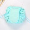 Peekingoose Women Drawstring Cosmetic Bag Travel Storage Makeup Bag Organizer Foldable Make Up Pouch Portable Waterproof Toiletry Case