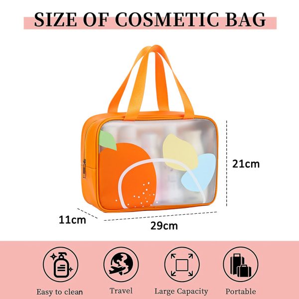 Peekingoose PU frosted waterproof storage bag travel portable large-capacity cosmetic bag