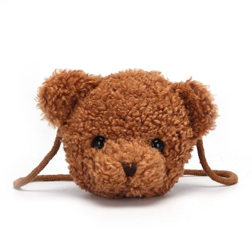 S8019d32579cb4fb18ecb62245d729b49S-1 Peekingoose Bag Smile Bear Cosmetic Pouch Cartoons Animals Plush Bear Shoulder Bag Diagonal Women Bag Plush Purses Smile Bear Plush Bag