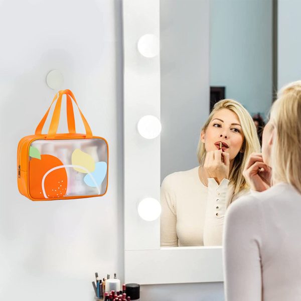 Peekingoose PU frosted waterproof storage bag travel portable large-capacity cosmetic bag