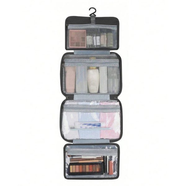 Peekingoose Large Hanging Hook Toiletry Bag Waterproof Folding Handbag Travel Makeup Cosmetic Razor Storage Organizer Case Bathroom Supplies