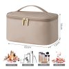 Peekingoose Portable cosmetic bag, large capacity, dual-zip, multi-function wash bag, portable travel storage bag